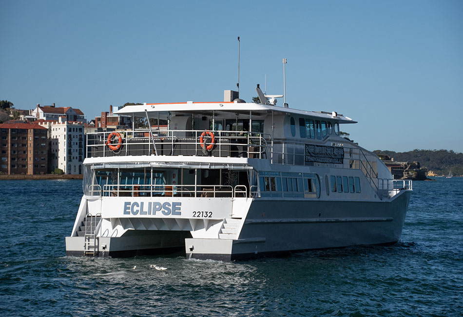 ECLIPSE 90' Multi Level Catamaran New Year's Day Charter